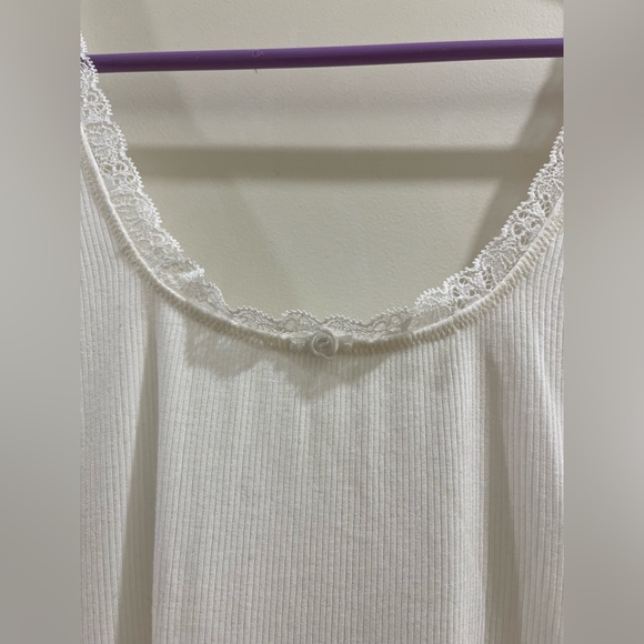 1. NWT SKIMS SOFT LOUNGE LACE SCOOP NECK DRESS IN MARBLE - Picture 7 of 9